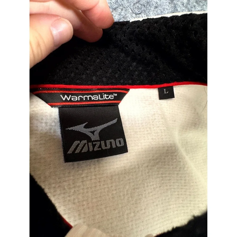 Mizuno‎ Warmlite Ebensburg Country Club Sweatshirt Mens Large Beige Quarter Zip